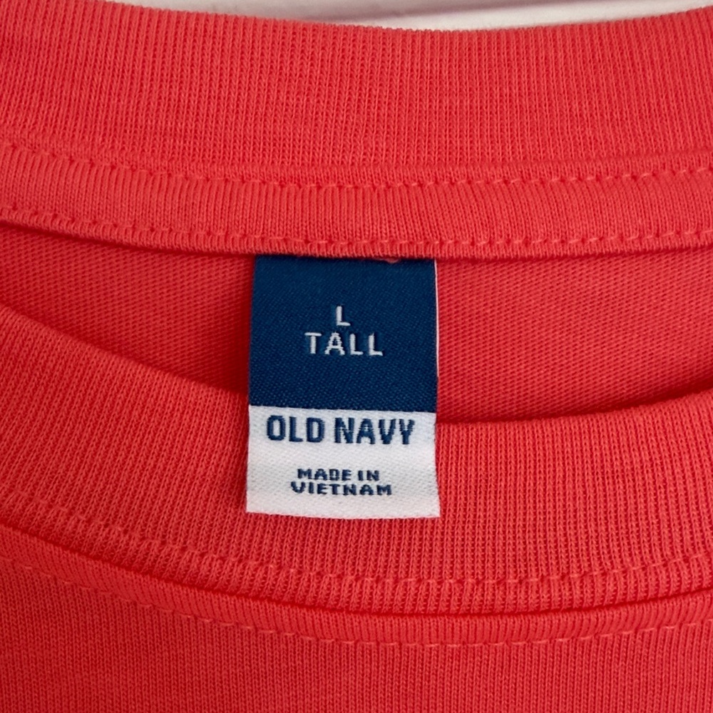 Old Navy Sleeveless Tank Dress in Teal and Coral - Picture 2 of 9